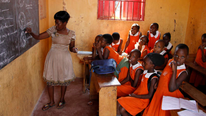 Schule in Uganda